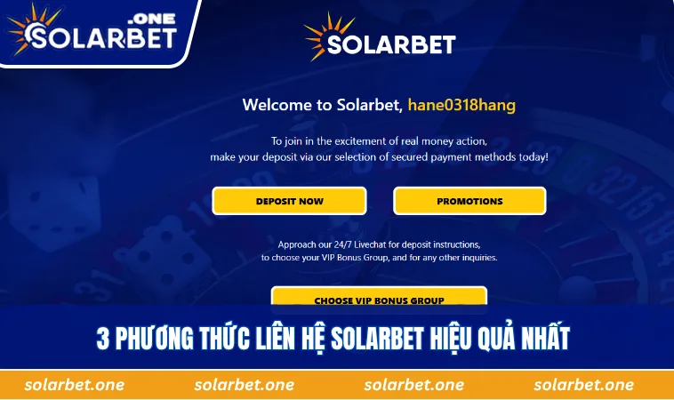 3 phương thức liên hệ SOLARBET hiệu quả nhất