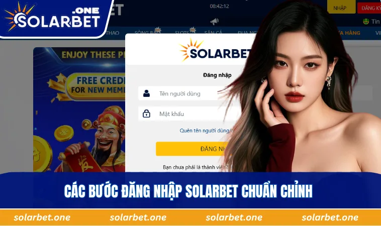 Các bước đăng nhập SOLARBET chuẩn chỉnh