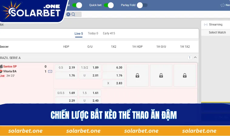 Chiến lược bắt kèo thể thao ăn đậm