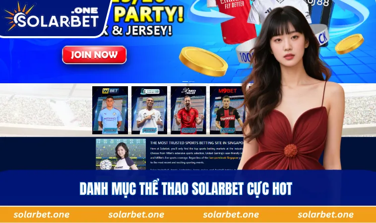 Danh mục thể thao SOLARBET cực hot