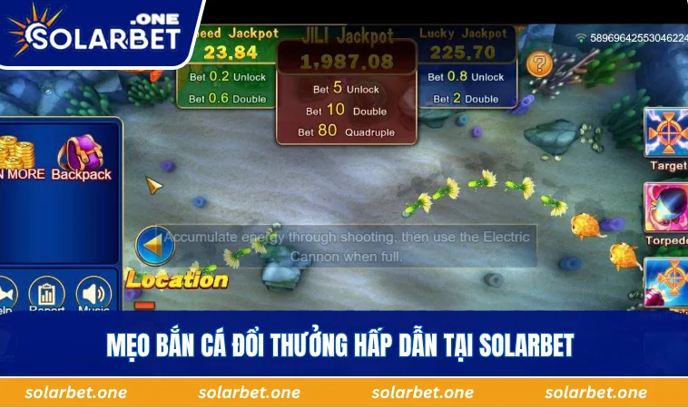 Mẹo bắn cá đổi thưởng hấp dẫn tại SOLARBET
