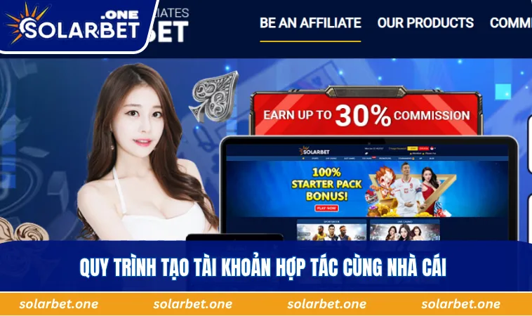 Quy trình tạo tài khoản hợp tác cùng nhà cái